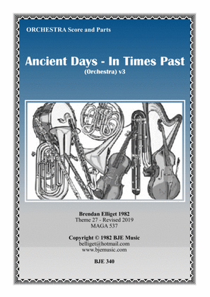 Ancient Days - In Times Past Orchestra Score and Parts PDF