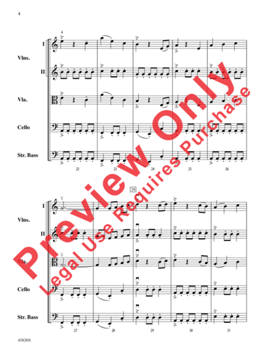 Iroquois Journey String Orchestra scores gallery preview page 5