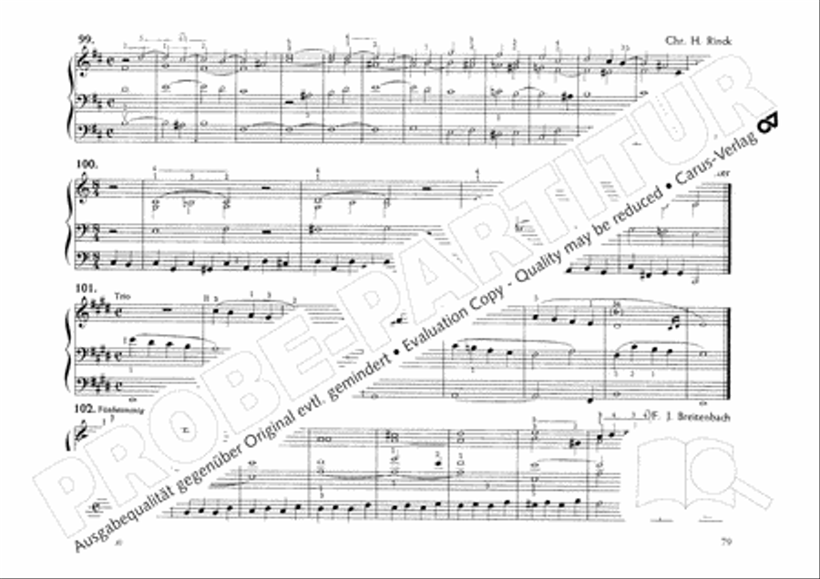 Orgelschule Organ scores gallery preview page 81