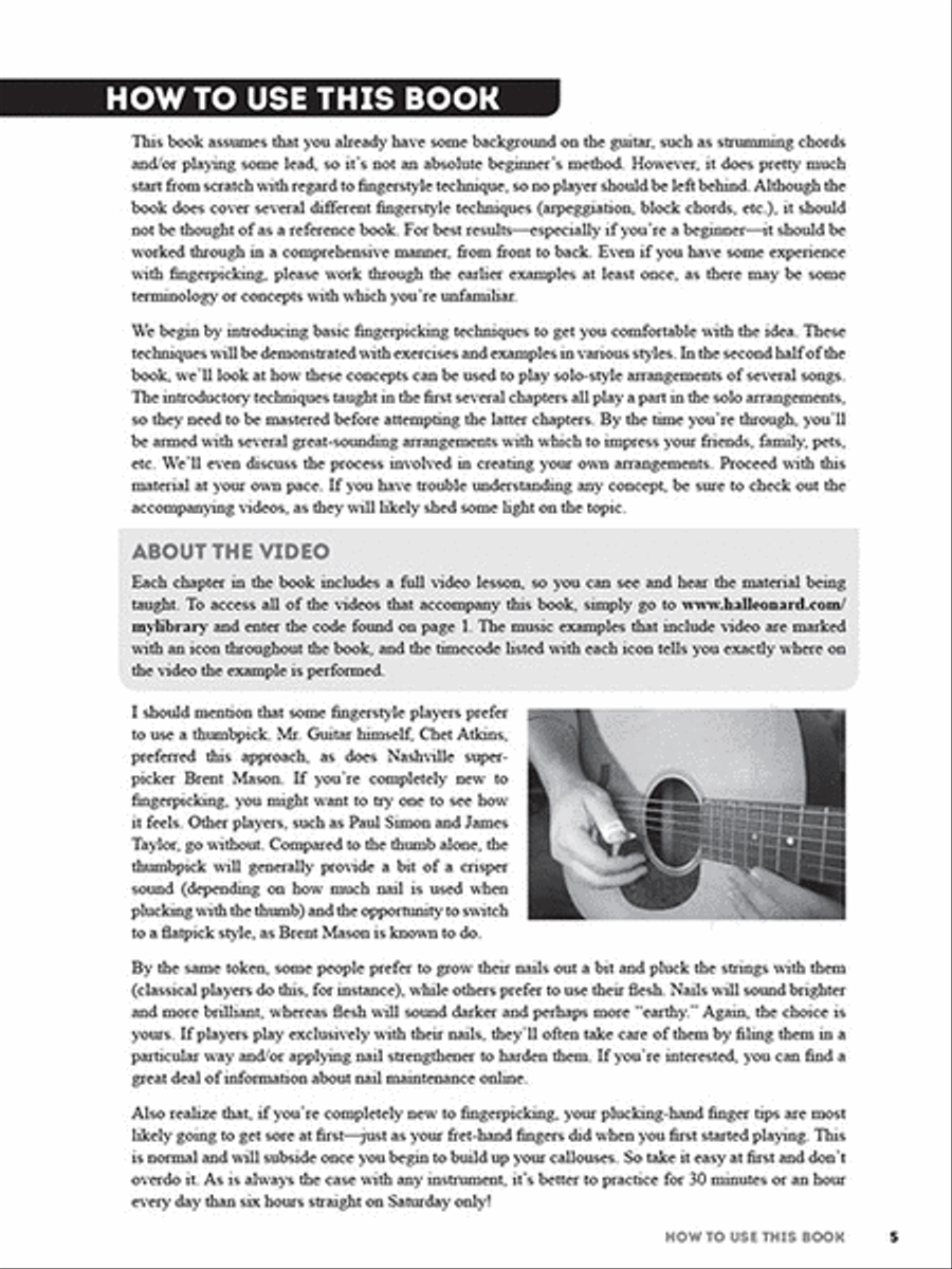 How to Fingerpick Songs on Guitar Fingerpicking Guitar scores gallery preview page 3