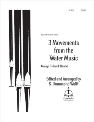 Book cover for 3 Movements from the Water Music