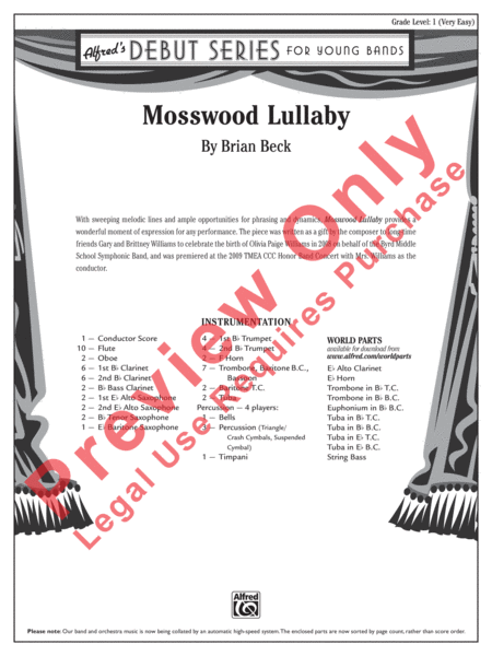 Mosswood Lullaby image number null