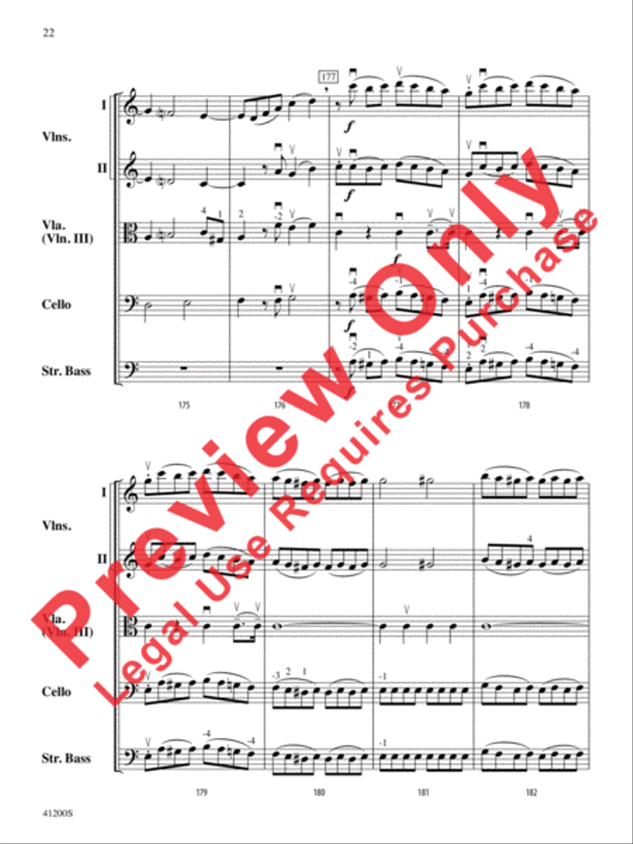 Allegro Molto String Orchestra scores gallery preview page 23