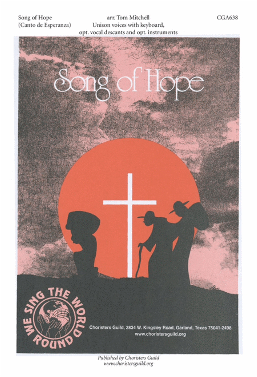 Song of Hope Canto de Esperanza Unison Choir scores gallery preview page 1