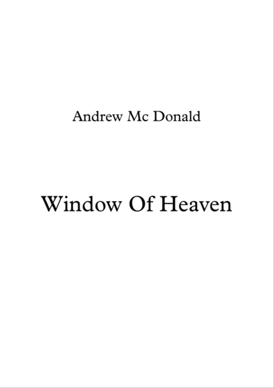 Window Of Heaven Voice scores gallery preview page 1