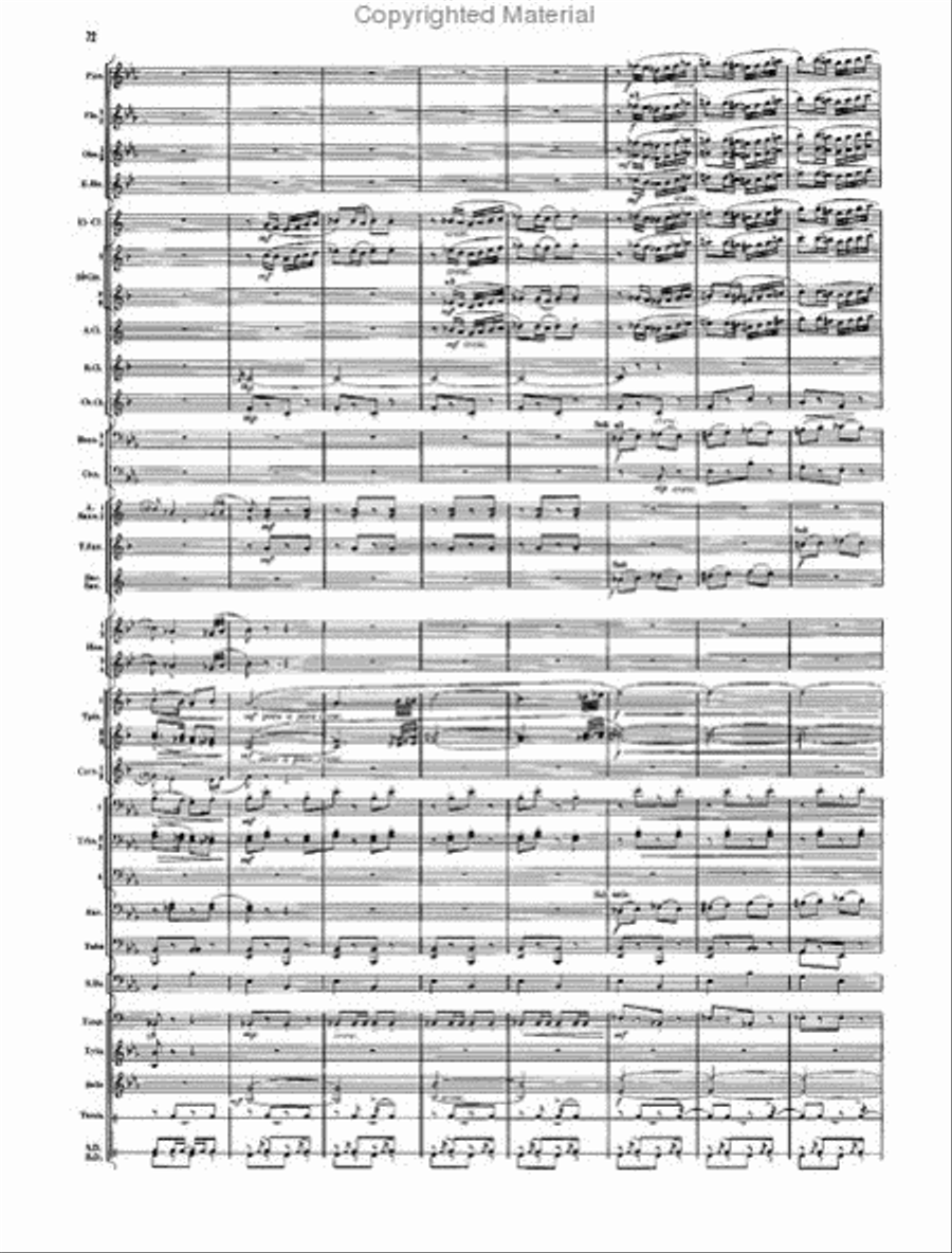 Armenian Dances, Part II Concert Band scores gallery preview page 70