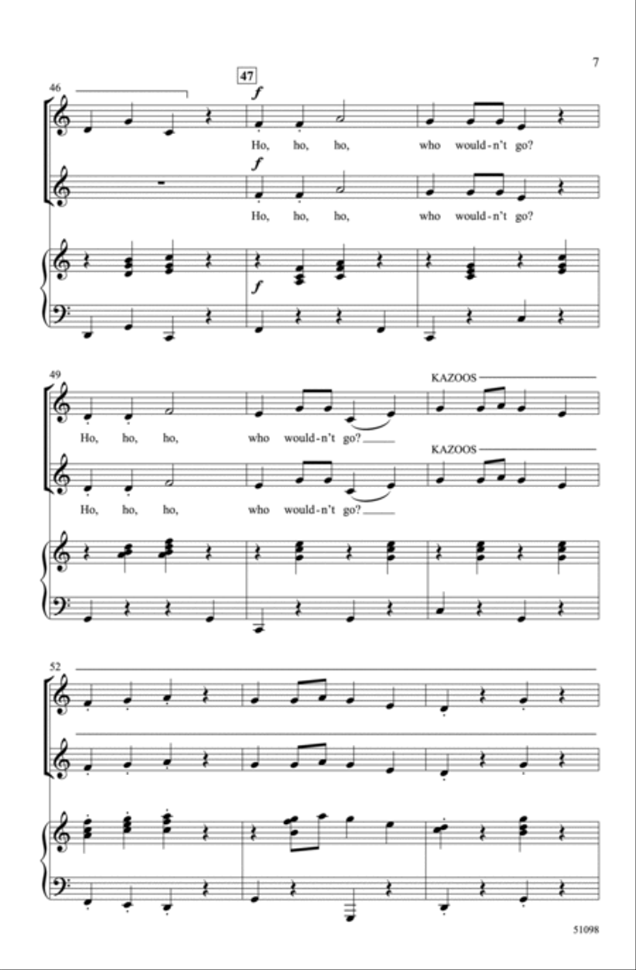 Kris Kringle's Kazoos Kris Kringle's Kazoos Choir scores gallery preview page 6