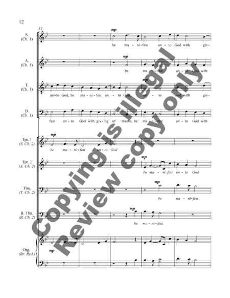 Rejoice in the Lord alway (Full/Choral Score) image number null