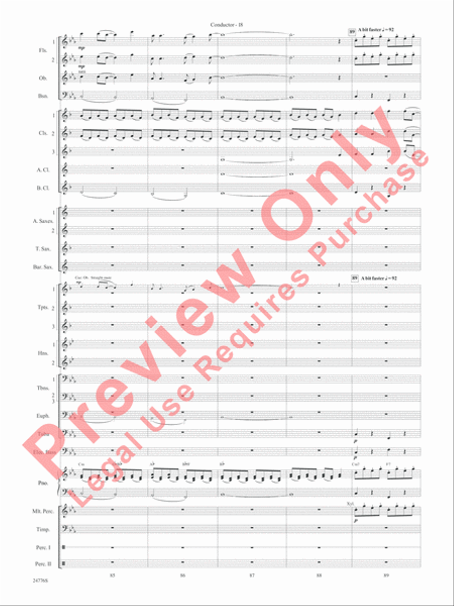 Rolling Stones: The Music Tour Concert Band scores gallery preview page 21