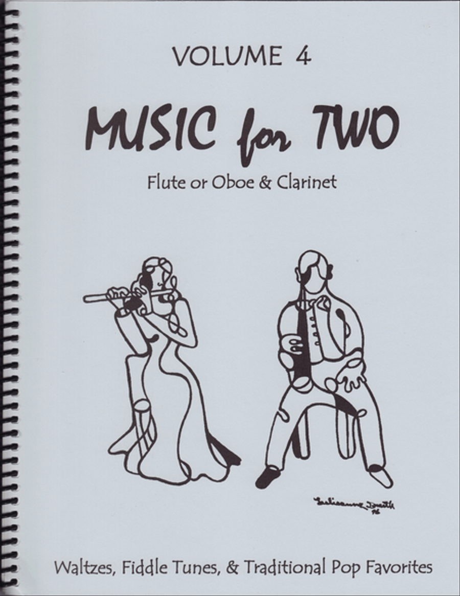 Music for Two, Volume 4 - Flute/Oboe and Clarinet Clarinet scores gallery preview page 1
