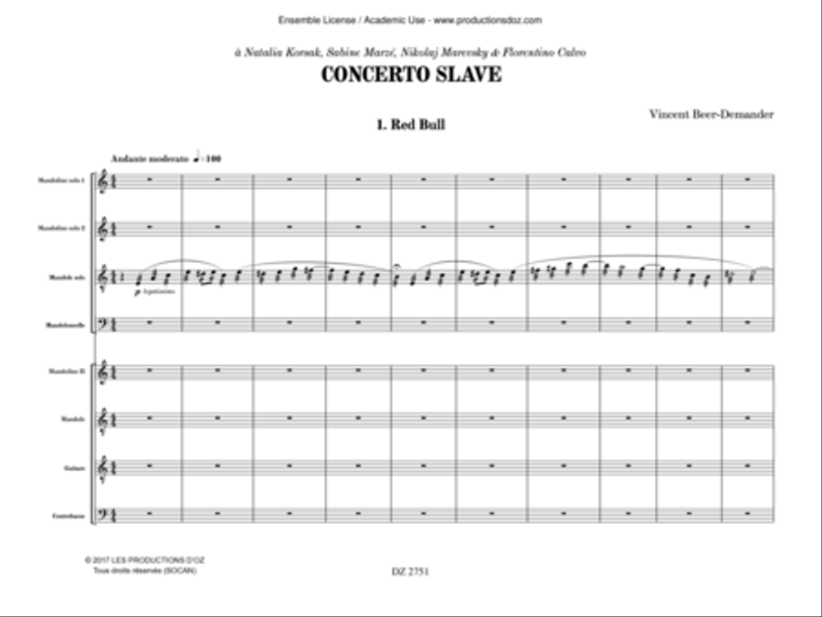 Concerto slave Concerto slave Orchestra scores gallery preview page 3