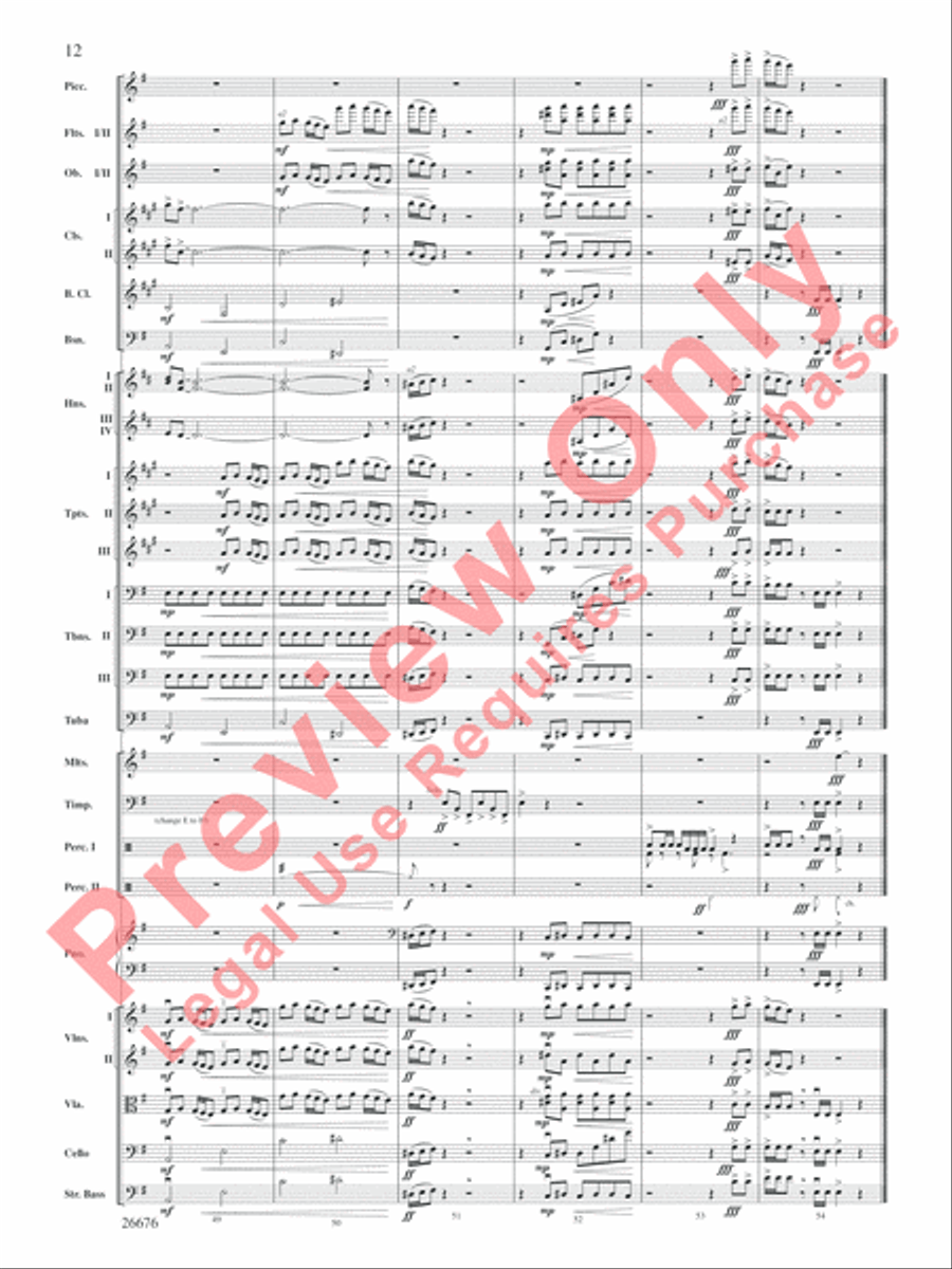 Star Wars Epic -- Part I, Suite from the Full Orchestra scores gallery preview page 13