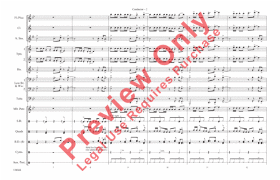 Party in the U.S.A. Marching Band scores gallery preview page 3