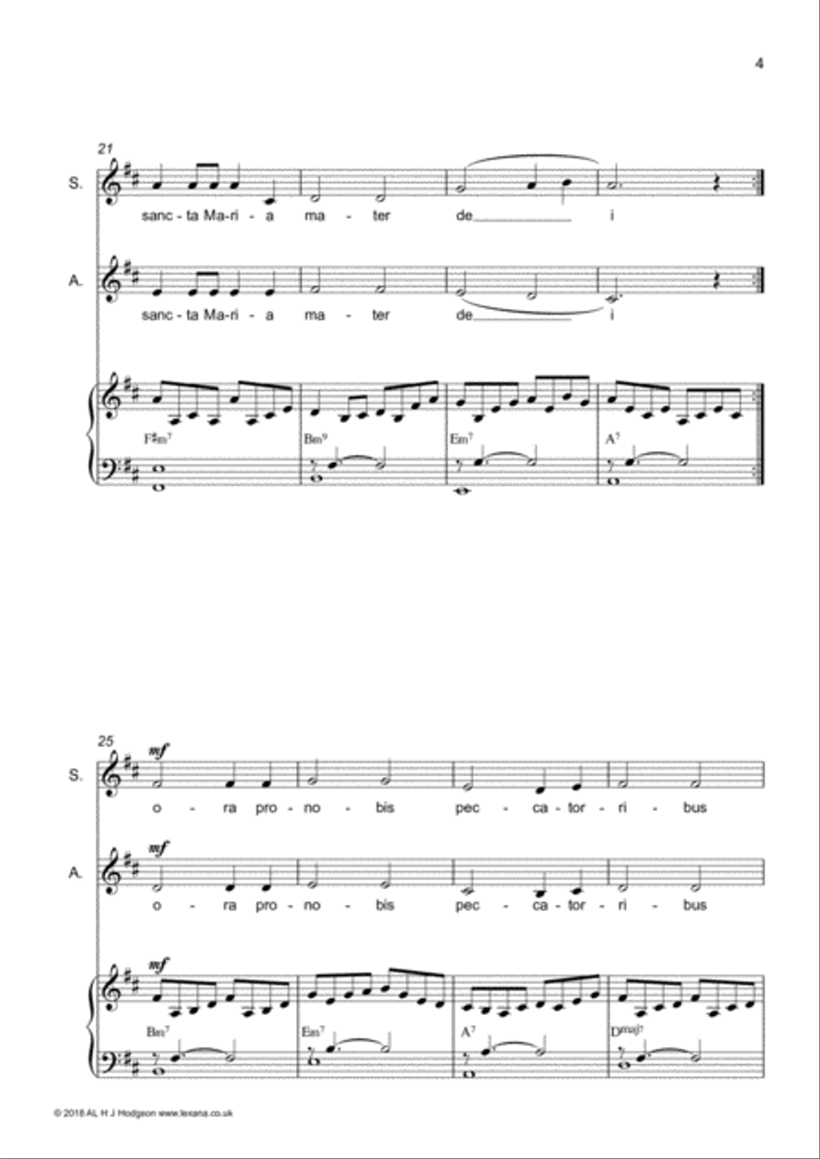 Ave Maria Ave Maria SA scores gallery preview page 5