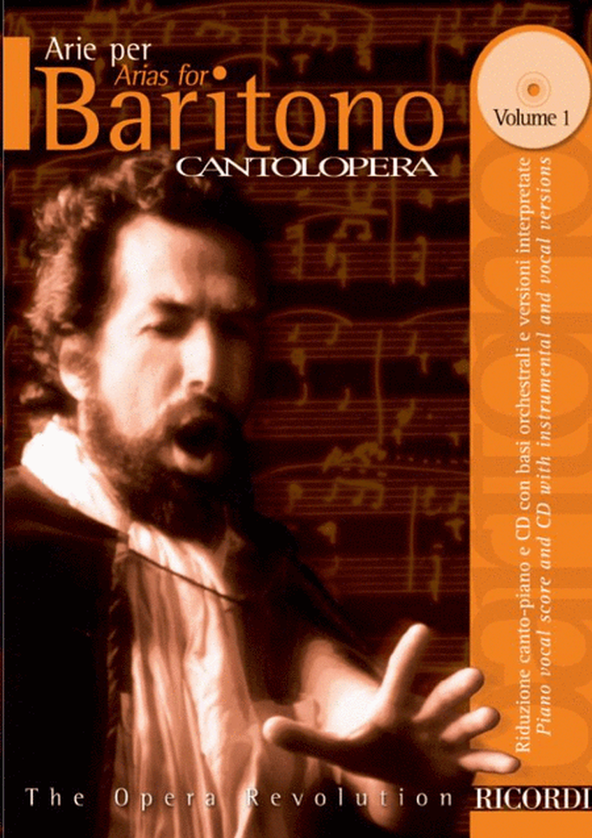 Cantolopera: Arie Per Baritono Vol. 1