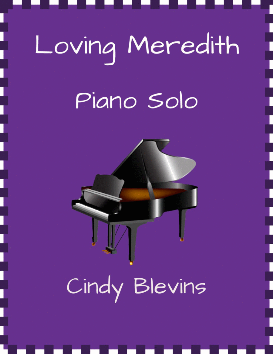Loving Meredith, original piano solo image number null