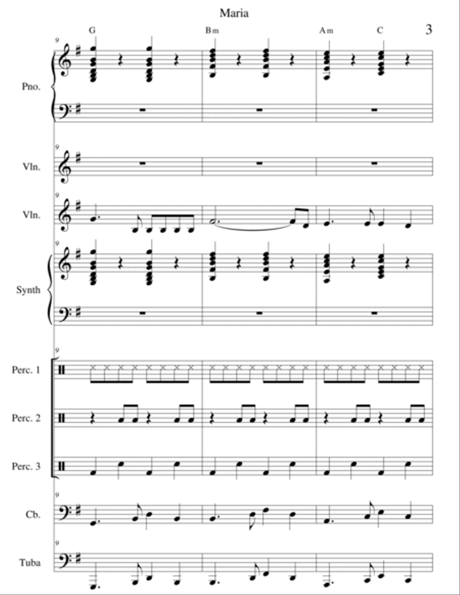Maria Maria School and Community scores gallery preview page 3