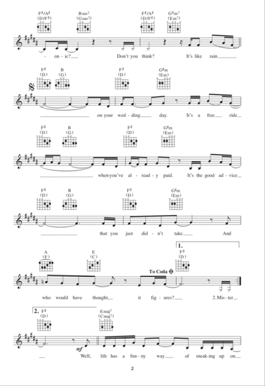 Ironic Piano scores gallery preview page 2