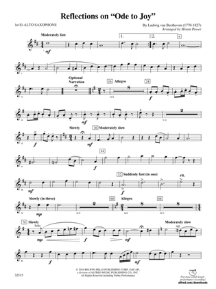 Reflections on "Ode to Joy": E-flat Alto Saxophone