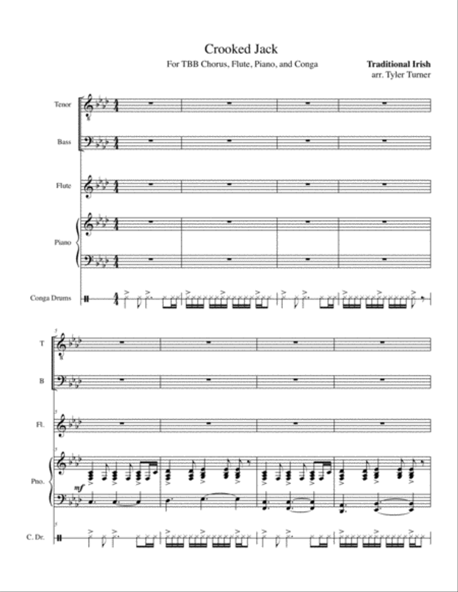 Crooked Jack TTBB scores gallery preview page 1
