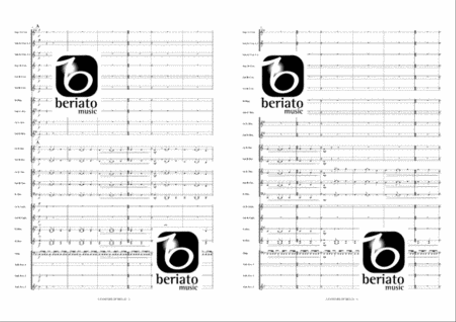 A Fanfare of Bells Brass Band scores gallery preview page 3