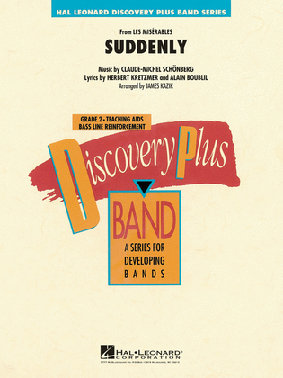 Book cover for Suddenly (from Les Miserables)