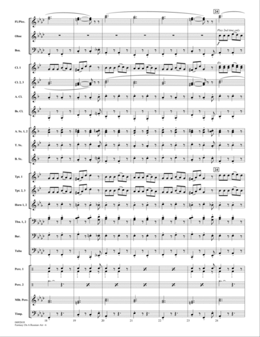 Fantasy on a Russian Air - Full Score Score scores gallery preview page 6