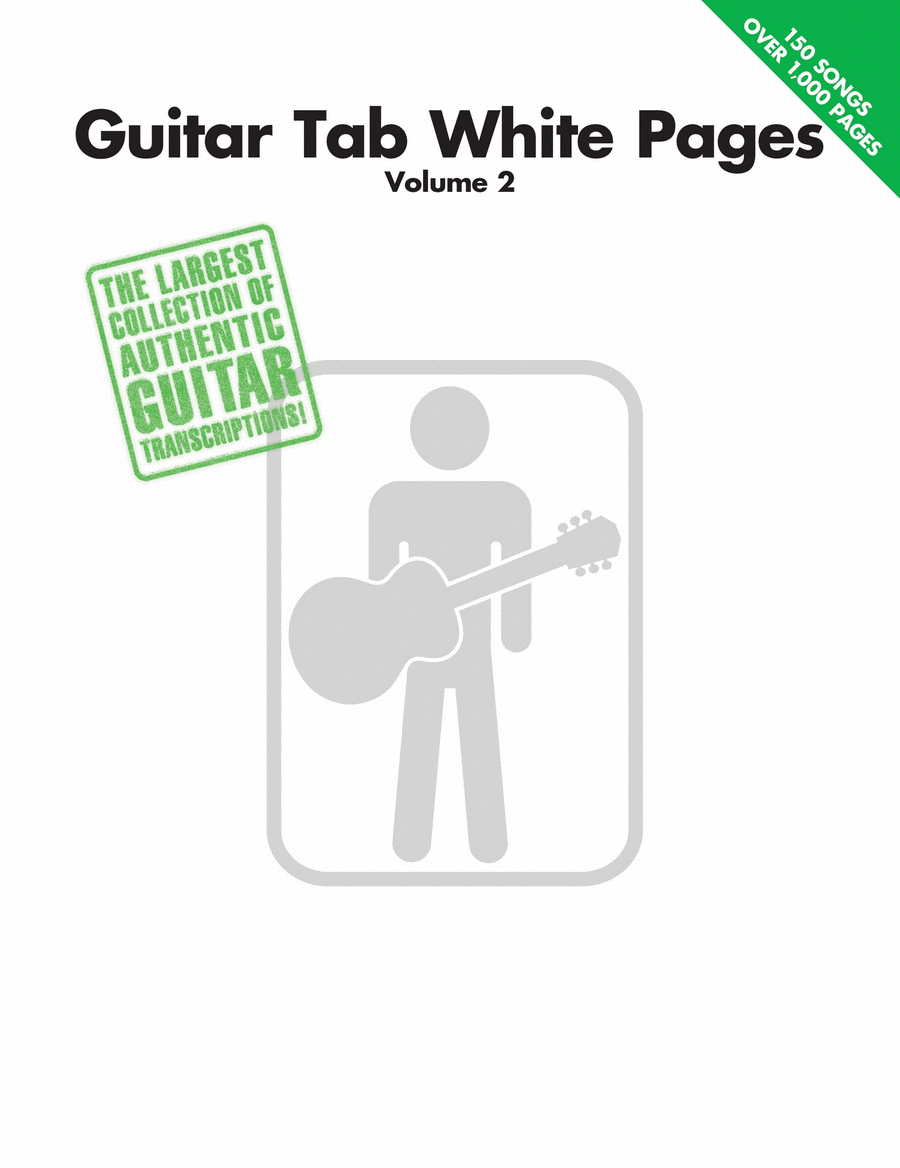 Guitar Tab White Pages, Volume 2 Acoustic Guitar scores gallery preview page 1