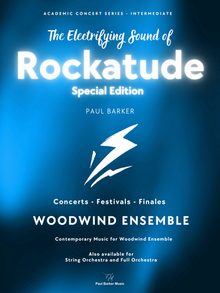 Book cover for Rockatude (Woodwind Ensemble)