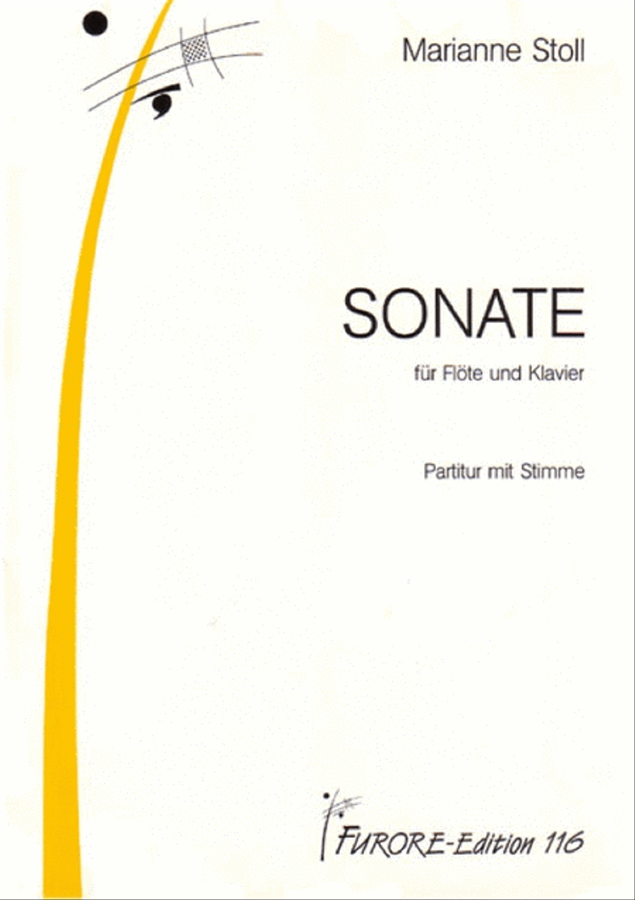 Sonate fur Flote und Klavier Flute Solo scores gallery preview page 1