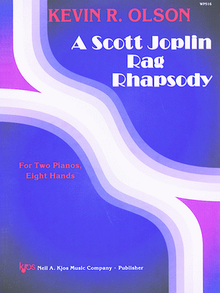 Book cover for A Scott Joplin Rag Rhapsody