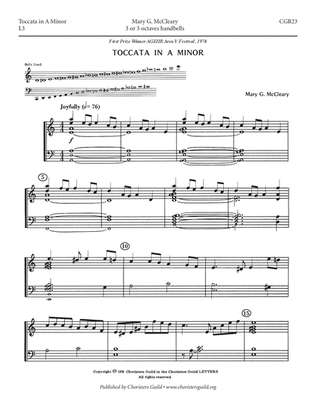 Book cover for Toccata in A Minor