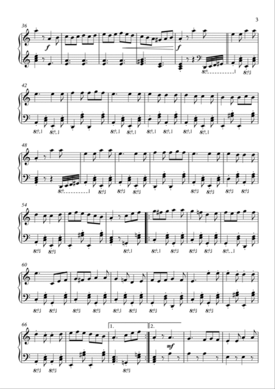 Tarantella Napoletana Piano Solo scores gallery preview page 3