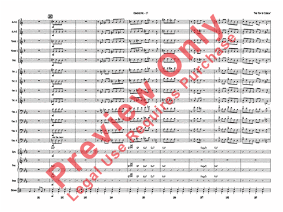 The Joy of Cookin' Jazz Ensemble scores gallery preview page 20