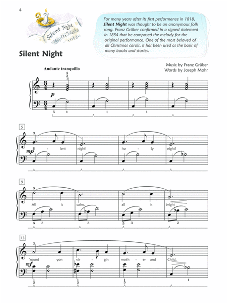 Premier Piano Course Christmas, Book 4 Piano Method scores gallery preview page 2