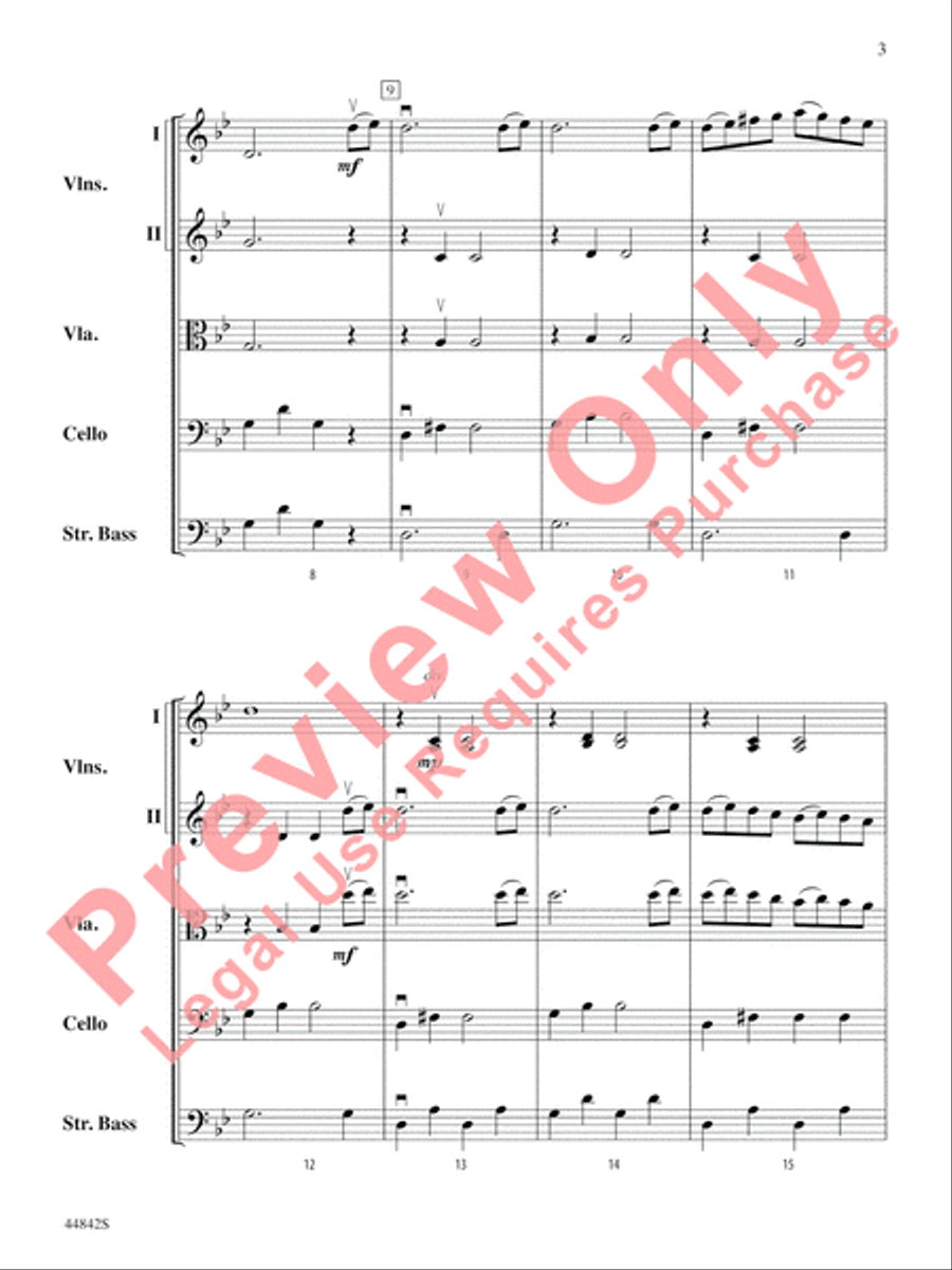 Russian Fantasy Russian Fantasy String Orchestra scores gallery preview page 4
