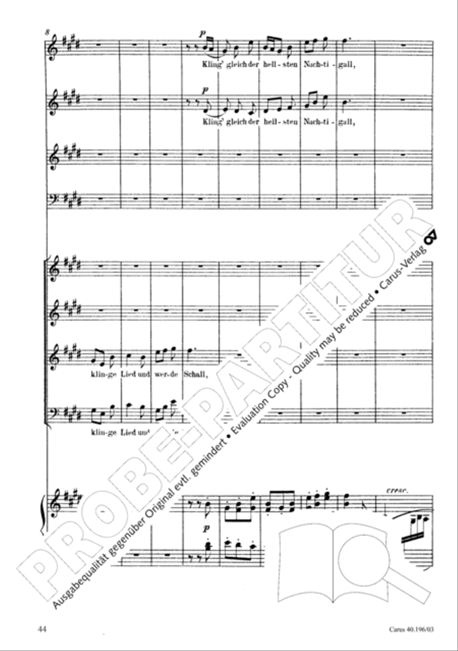 Die Geburt Christi SSA scores gallery preview page 45