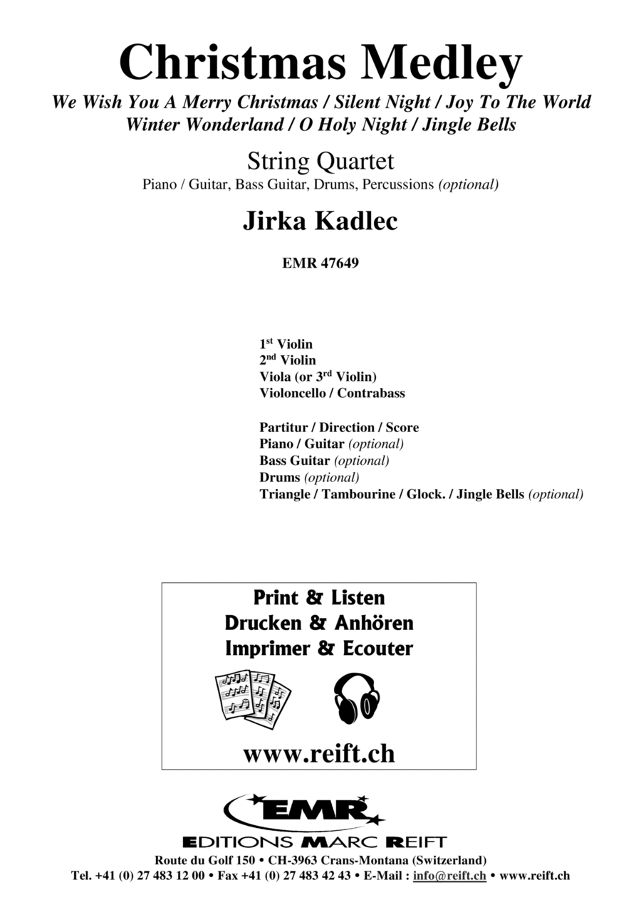 Christmas Medley Cello scores gallery preview page 1
