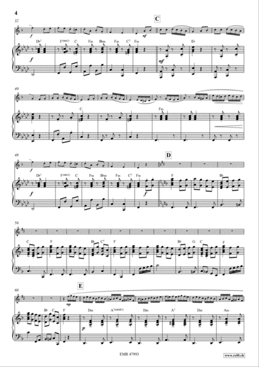 Solo Alla Turca Alto Saxophone scores gallery preview page 5