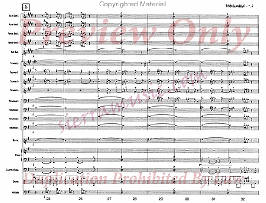 Michelangelo Jazz Ensemble scores gallery preview page 5