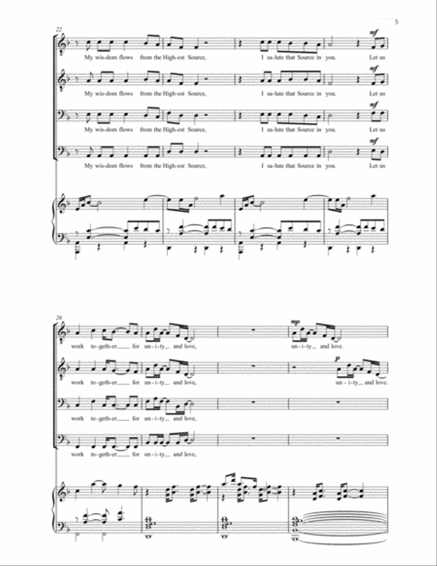 Loving Kindness Loving Kindness TTBB scores gallery preview page 3