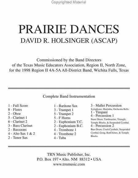 Prairie Dances image number null
