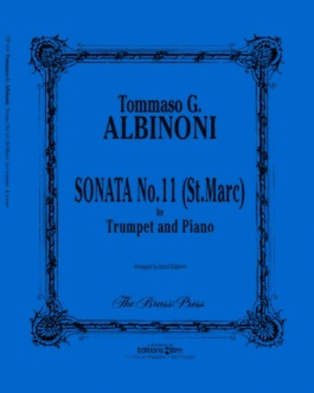 Albinoni - Sonata No 11 Trumpet/Piano Arr Baldwin