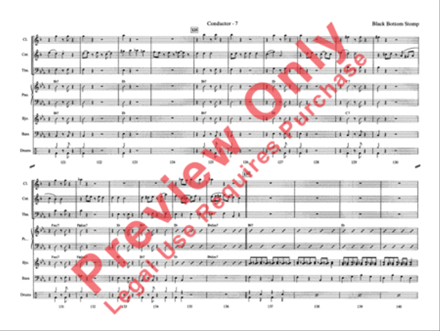 Black Bottom Stomp Jazz Ensemble scores gallery preview page 14