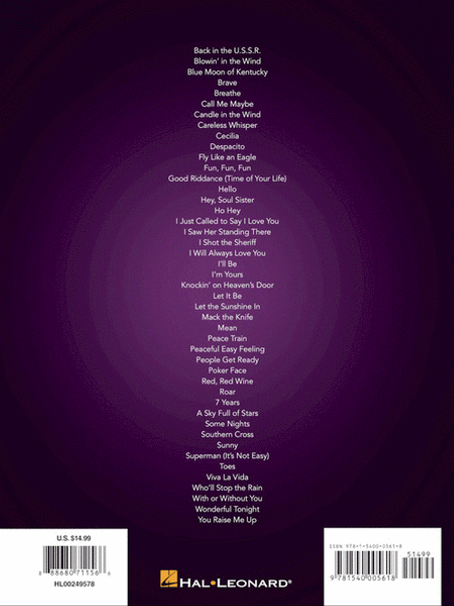 Songs with 4 Chords Electronic Keyboard scores gallery preview page 6