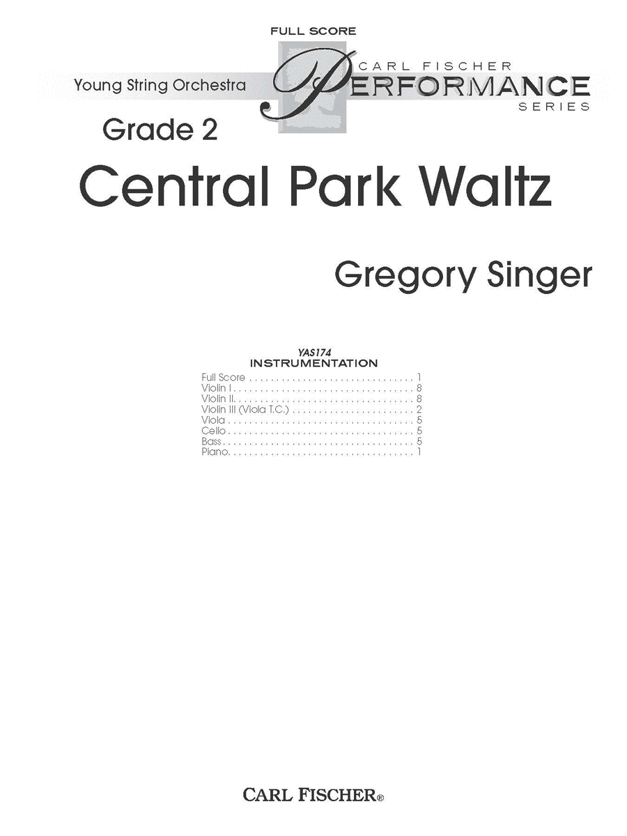 Central Park Waltz
