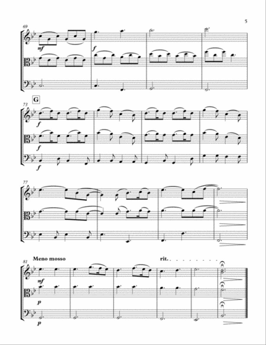 A Thousand Years String Trio scores gallery preview page 5