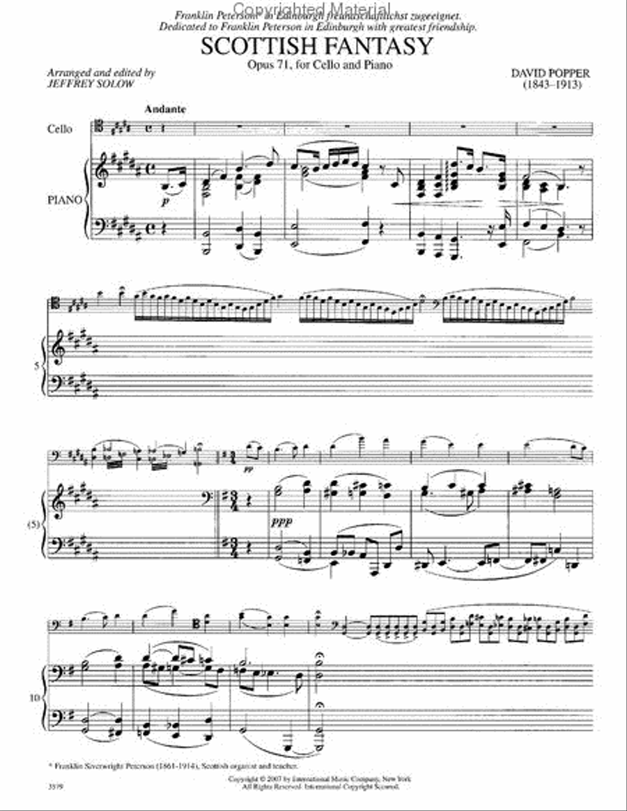 Scottish Fantasy, Opus 71 Piano Accompaniment scores gallery preview page 2