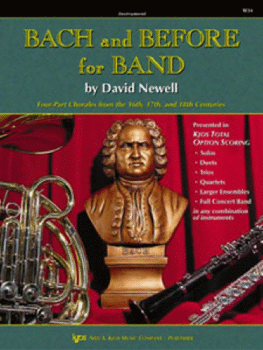 Bach And Before For Band E Flat Alto Cla