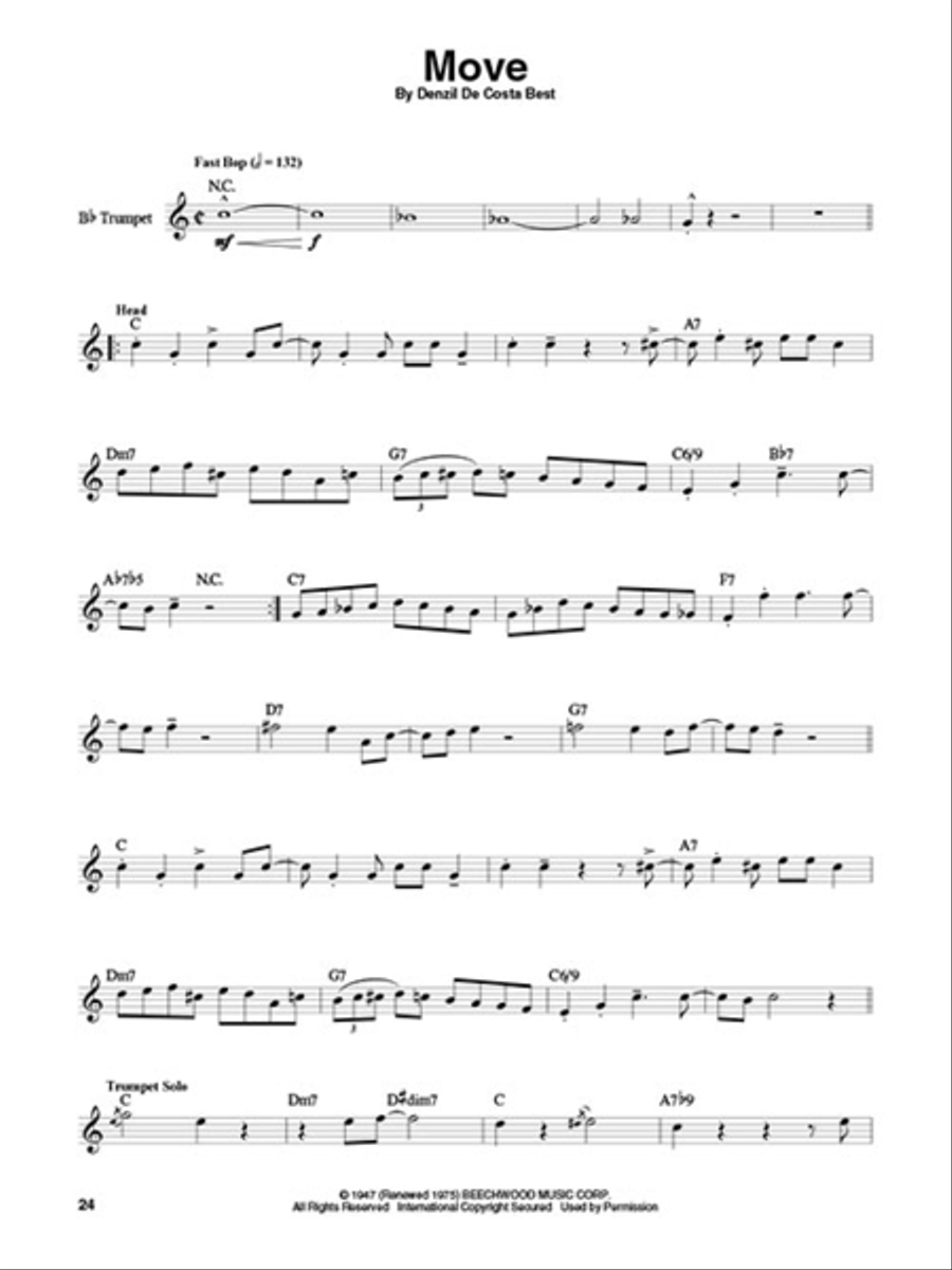 Miles Davis Trumpet Solo scores gallery preview page 5